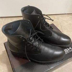 Mens Gordon Rush Black Lace Up Boot 10